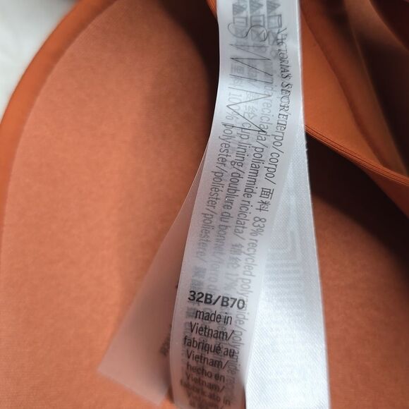 1208 NWT Victoria's Secret Swim Archives Essential Banded Push-Up Bikini 32B - Picture 4 of 5